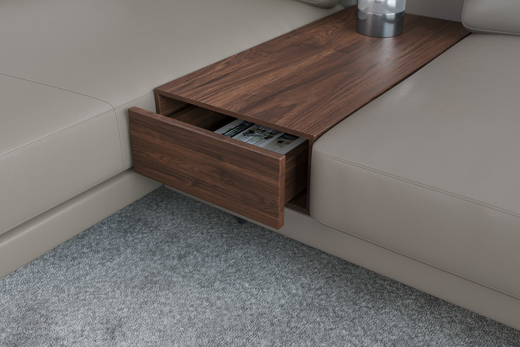 Valencia Alessandro Top calidad de piel, Sofa Modular