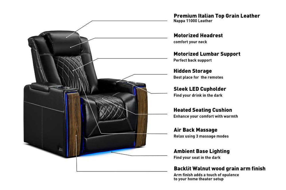 Tuscany Masaje Sofa Home Cinema